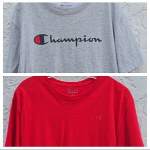 Champion Bundle 2 Men's T-Shirts Size Large